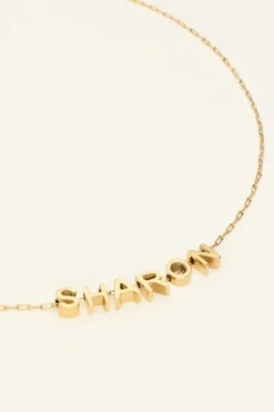 Atelier Lange Ketting Met Initials