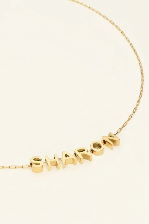 Atelier Lange Ketting Met Initials