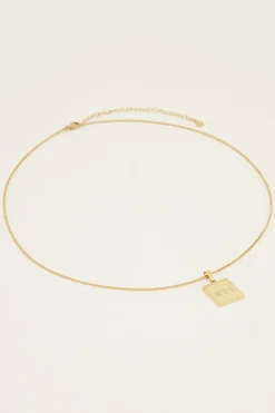 Atelier Lange Ketting Met Vierkante Bedel