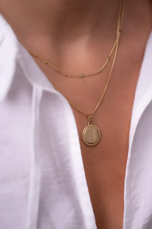 Atelier Lange Ketting Met Ronde Bedel