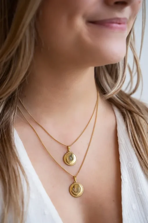 Atelier Lange Ketting Met Ronde Bedel