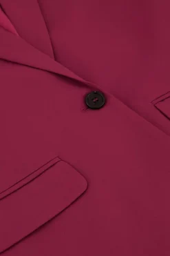 Aubergine Oversized Blazer