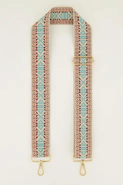 Aztec Bag Strap Blauw