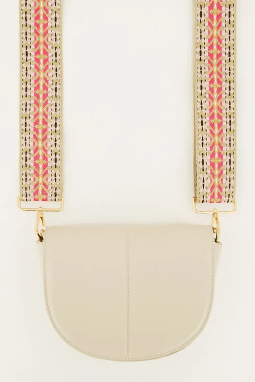 Aztec Bag Strap Lichtroze