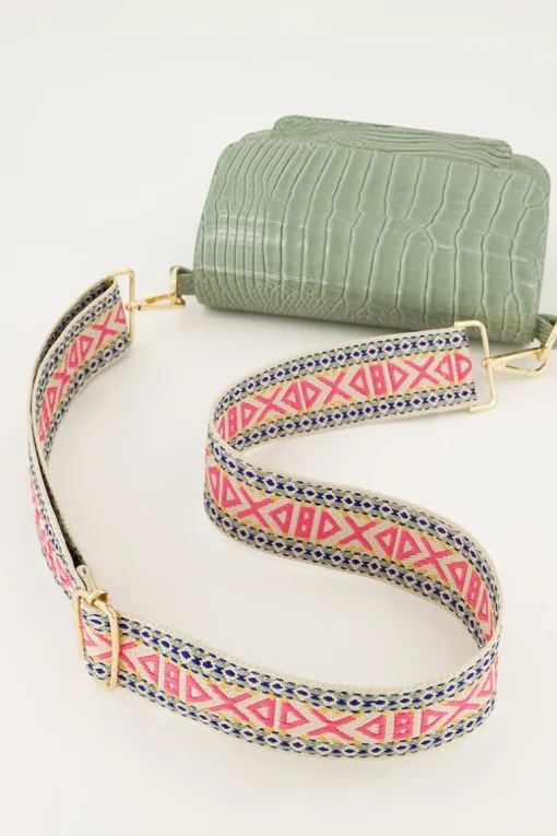 Aztec Bag Strap Roze