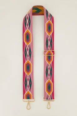 Bag Strap Met Multikleur Patroon