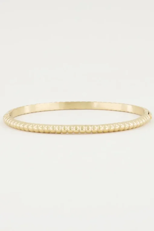 Bangle Geribbeld Small