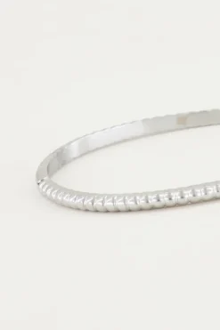 Bangle Geribbeld Small