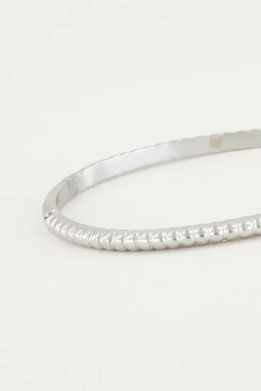 Bangle Geribbeld Small