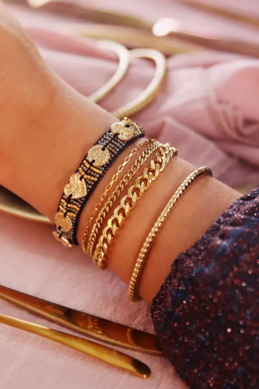 Bangle Geribbeld Small