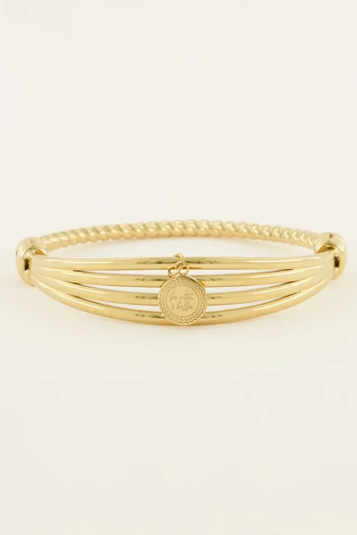Bangle Met Bedel & Verschillende Lagen