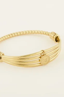 Bangle Met Bedel & Verschillende Lagen