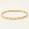 Bangle Met Gegraveerde Hartjes