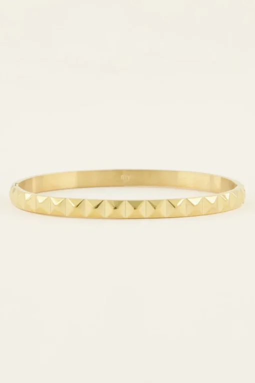 Bangle Met Studs