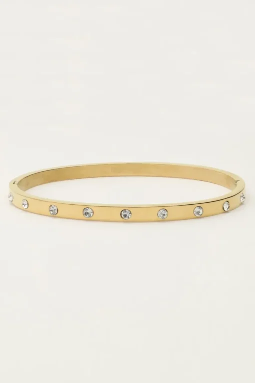 Bangle Met Transparante Stenen