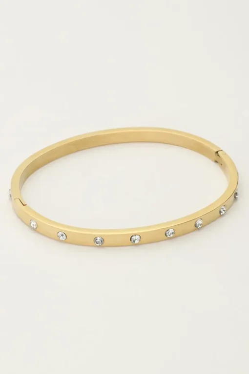 Bangle Met Transparante Stenen