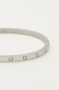 Bangle Met Transparante Stenen