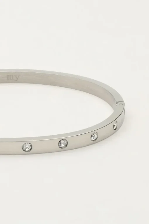 Bangle Met Transparante Stenen