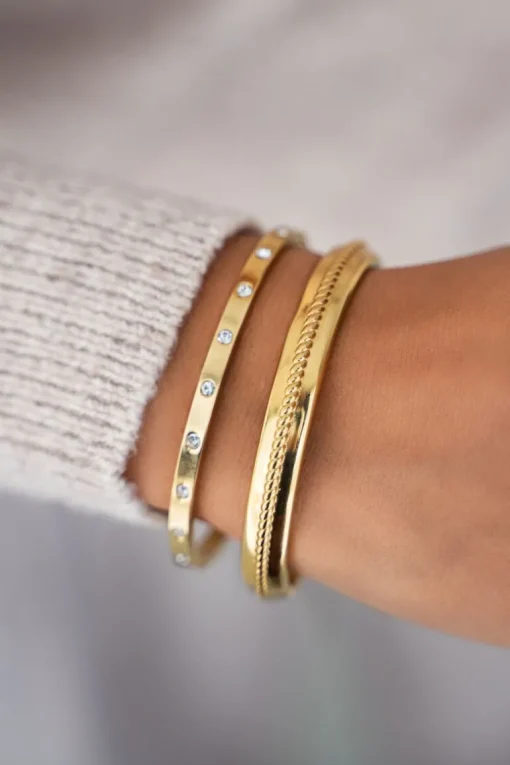 Bangle Met Transparante Stenen