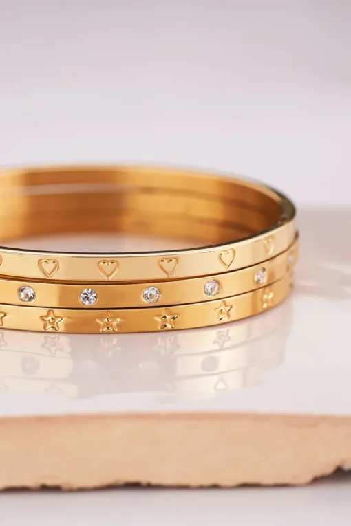 Bangle Met Transparante Stenen