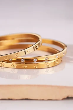 Bangle Met Transparante Stenen