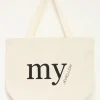 Beige Canvas Shopper My-Jewellery