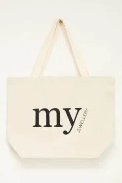 Beige Canvas Shopper My-Jewellery