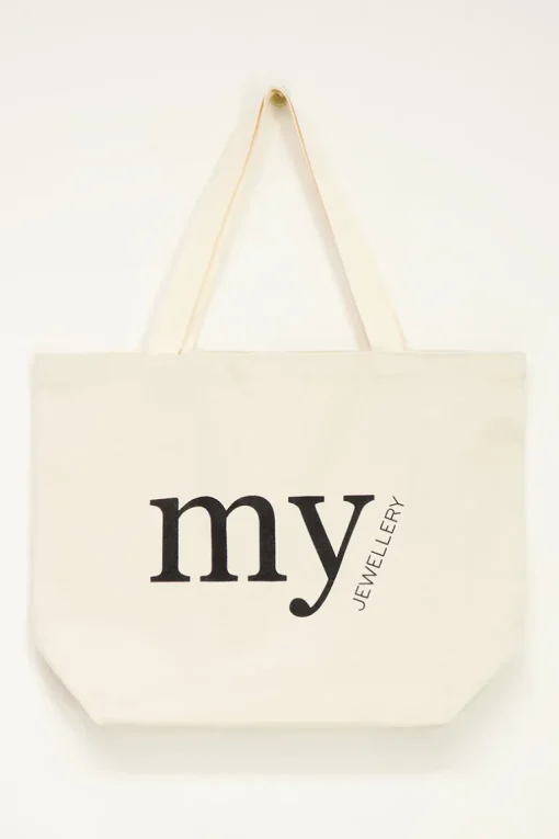 Beige Canvas Shopper My-Jewellery
