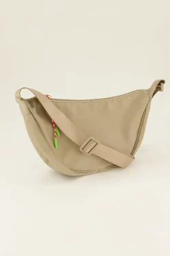 Beige Crossbody Tas