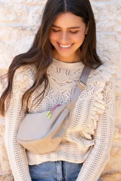 Beige Crossbody Tas