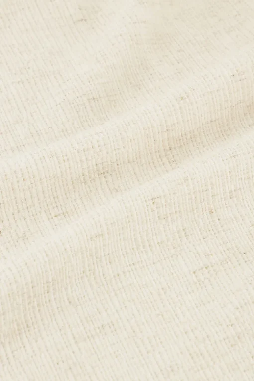 Beige Linnen Look One-shoulder Top