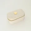 Beige Linnen Look Sieraden Etui Mini