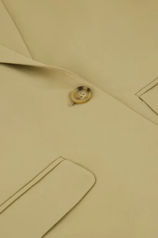 Beige Oversized Blazer