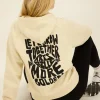 Beige Oversized Hoodie Très Belle
