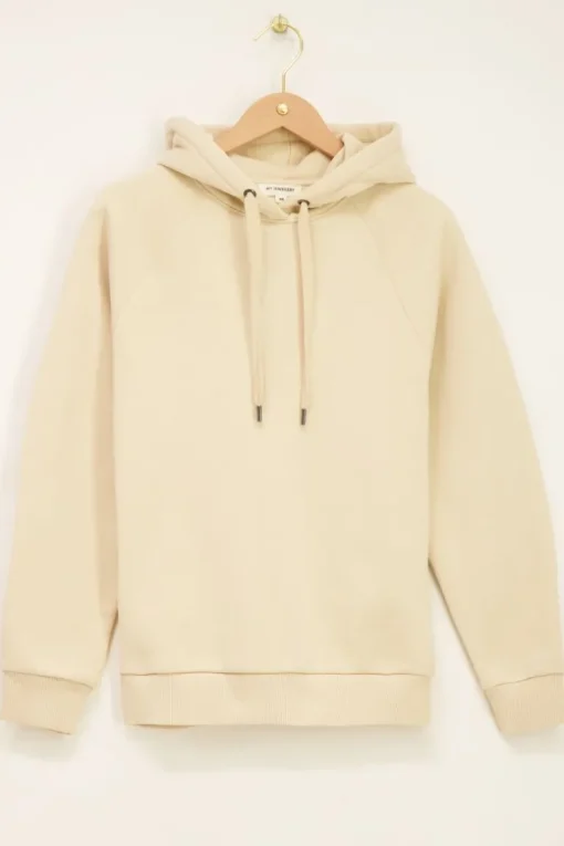 Beige Oversized Hoodie Très Belle