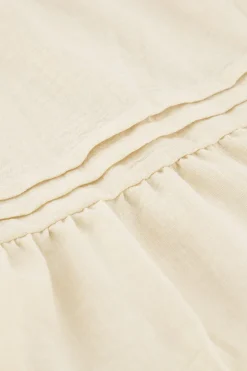 Beige Rokje Met Linnen Look