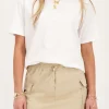 Beige Skort Met Cargo Zakken