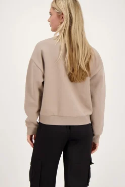 Beige Sweater Paris Etoile