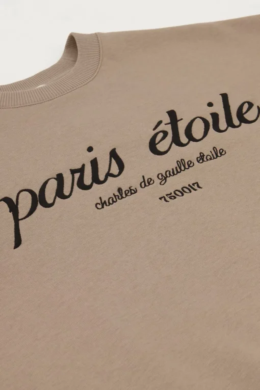 Beige Sweater Paris Etoile