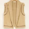 Beige Teddy Gilet Tweezijdig