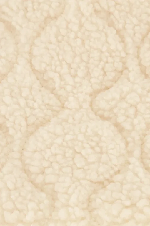 Beige Teddy Laptop Hoes Met Patroon