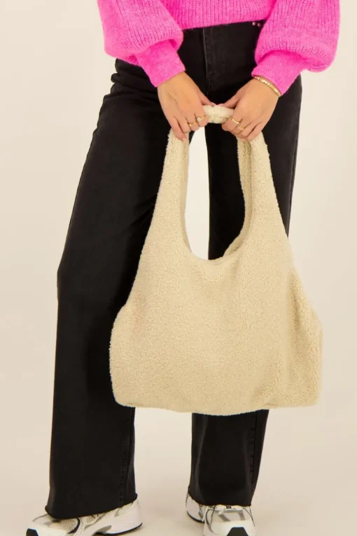 Beige Teddy Shopper