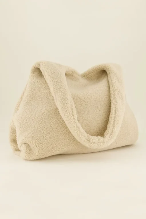 Beige Teddy Shopper