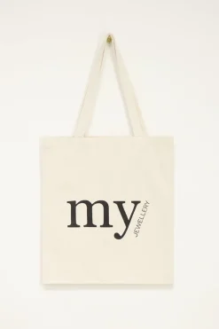 Beige Tote Bag My Jewellery
