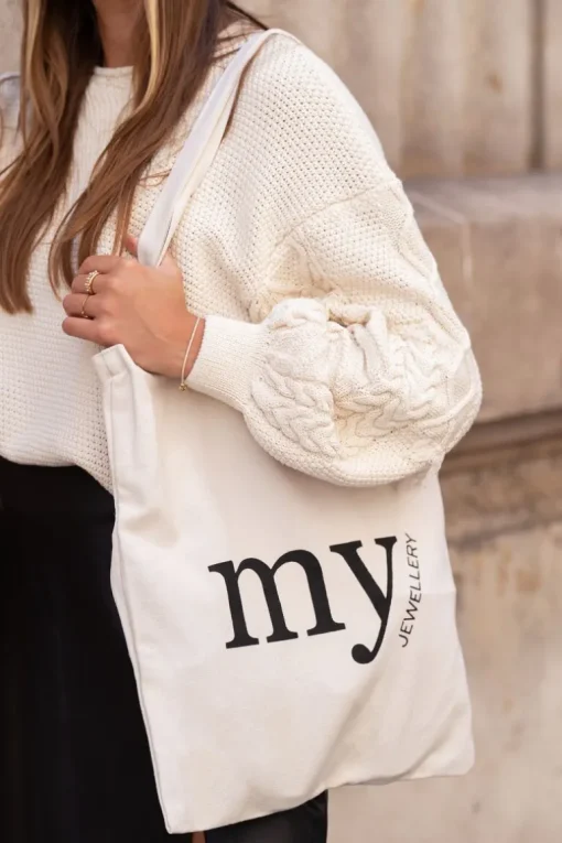 Beige Tote Bag My Jewellery
