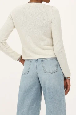 Beige Vestje Met Strikjes