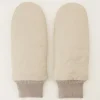 Beige Wanten Met Padded Hartjes
