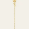 Birth Flower Ketting Met Bedel En Strass