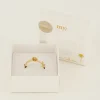 Birth Flower Ring Met Bloem