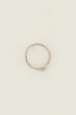 Birth Flower Ring Met Bloem